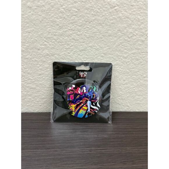 Helluva Boss Stolas & Blitz 3 inch Button Pin - Picture 1 of 2